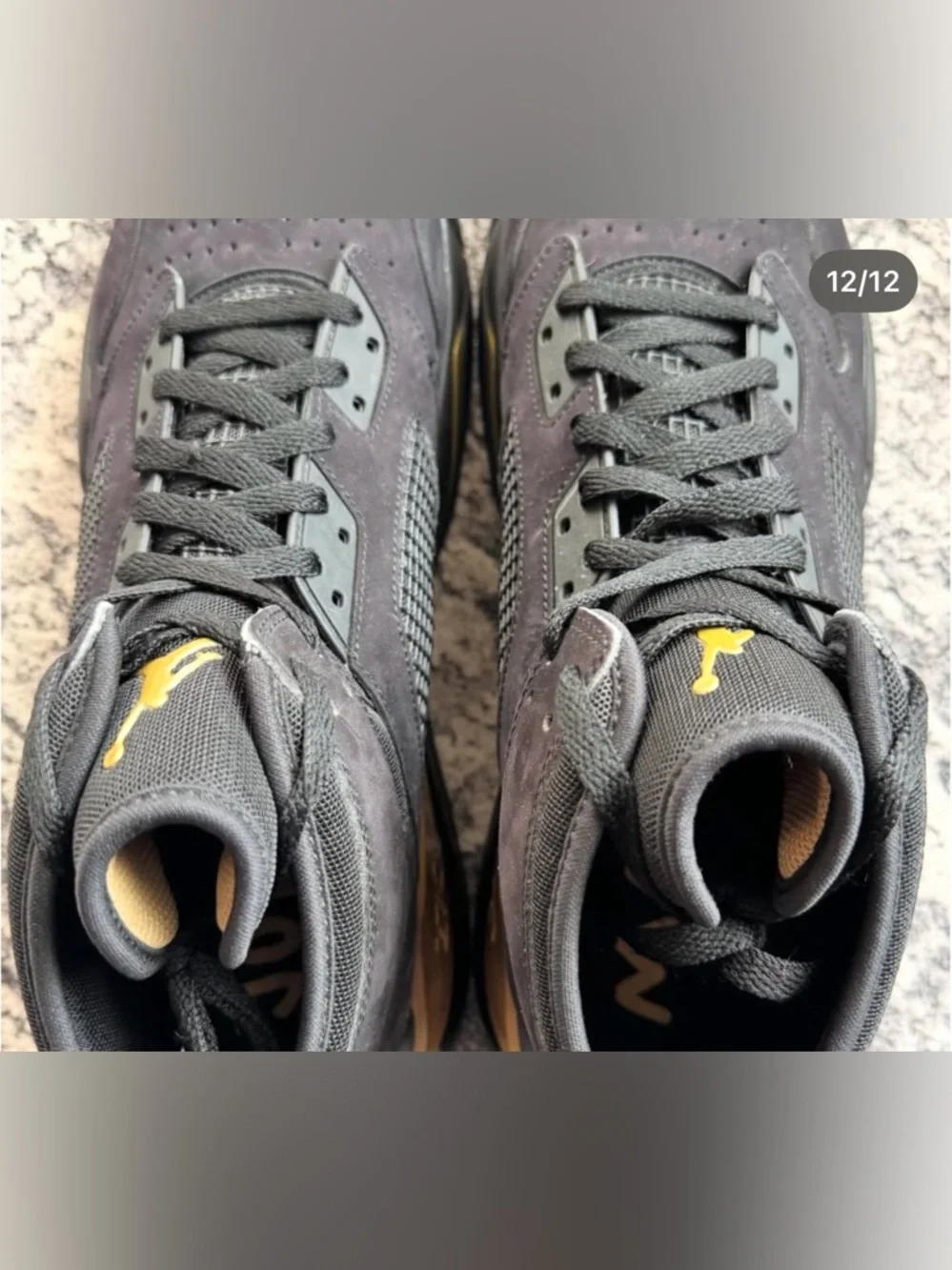Jordan Mars 270 Black Gold, Size 14 Men’s.